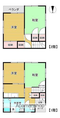予讃線 伊予西条駅 徒歩25分 2階建 築36年(4K)の間取り写真