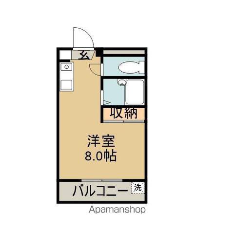 レジデンス日広(ワンルーム/2階)の間取り写真