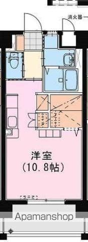 SKY DESIGNⅢ(ワンルーム/5階)の間取り写真
