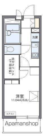 レオパレス住吉(1K/1階)の間取り写真