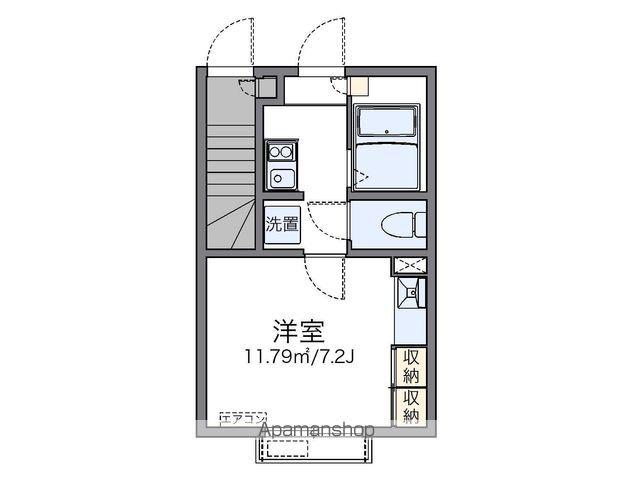 レオネクストスマイル(1K/1階)の間取り写真