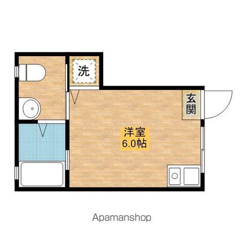 FORZA(ワンルーム/1階)の間取り写真