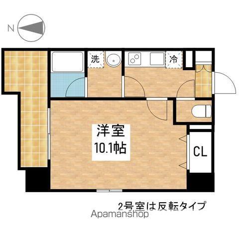 ディアレイシャス大須観音(1K/6階)の間取り写真