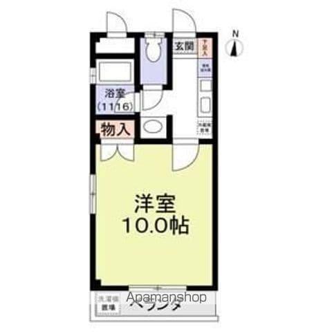 EARTHY VILLAGE(1K/2階)の間取り写真