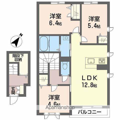 シャーメゾン瀬戸(3LDK/2階)の間取り写真