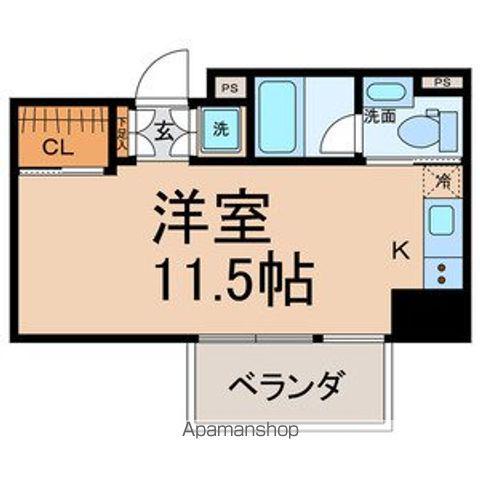 COZY名城公園(ワンルーム/9階)の間取り写真