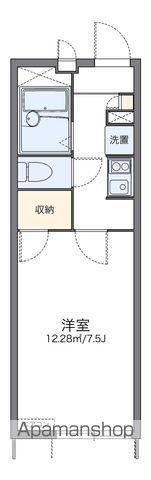 レオパレスH&E2010(1K/1階)の間取り写真