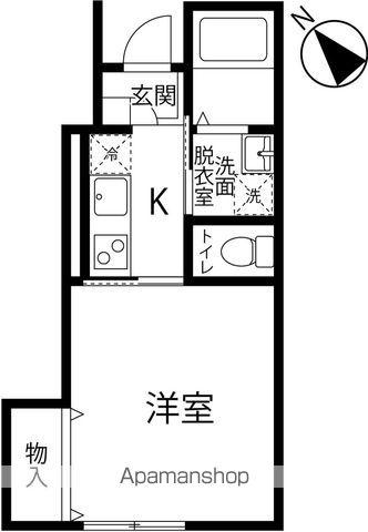 メゾン ド ヴェール(1K/1階)の間取り写真
