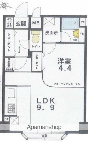 ダイアパレス北34条(1LDK/6階)の間取り写真