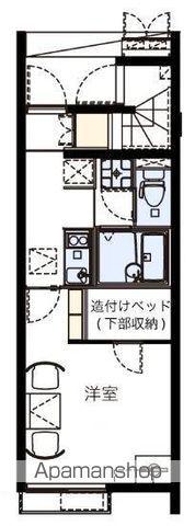 レオネクストグランドゥールパル(1K/1階)の間取り写真