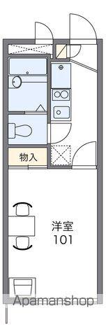 レオパレスフレッシュⅣ(1K/2階)の間取り写真