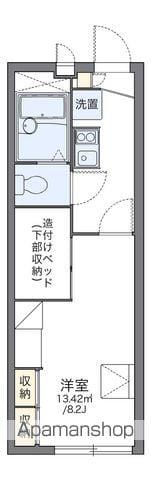 レオパレスフクチ(1K/1階)の間取り写真