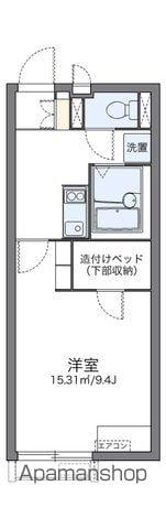 レオネクスト松山インターⅢ(1K/2階)の間取り写真