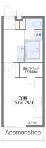 レオパレス博多豊2(1K/4階)の間取り写真