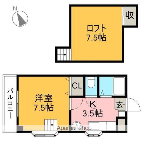 サンバリー一宮(1K/4階)の間取り写真