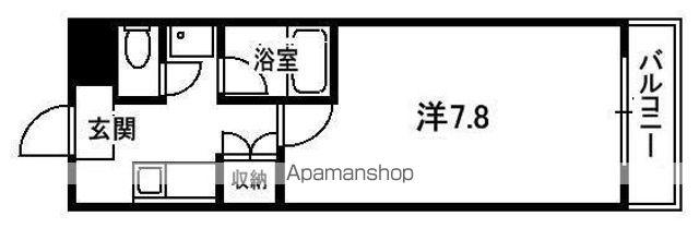 Mプラザ大住弐番館(1K/3階)の間取り写真