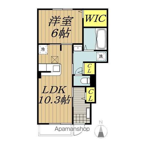 LE PRINTEMPSⅡ(1LDK/1階)の間取り写真