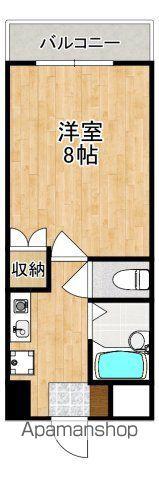 JPレジデンス新大宮(1K/8階)の間取り写真