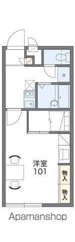 レオパレスサンシャイン26(1K/1階)の間取り写真