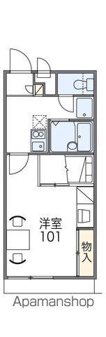 レオパレスサンエイ(1K/1階)の間取り写真