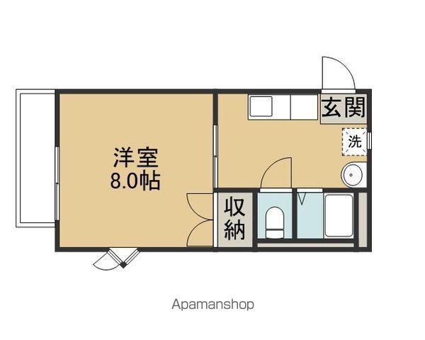 アネックスグローリー(1K/2階)の間取り写真