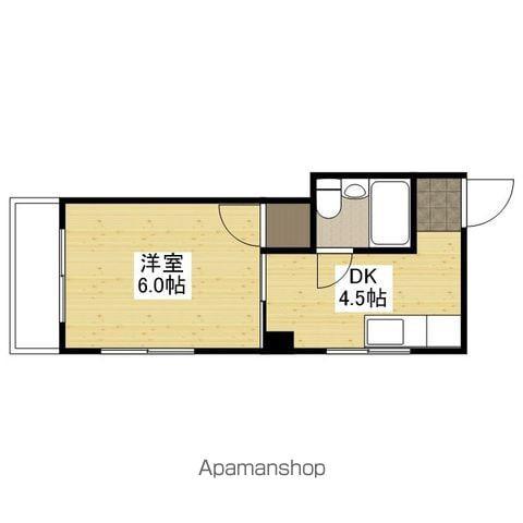 メゾン横川(1DK/3階)の間取り写真