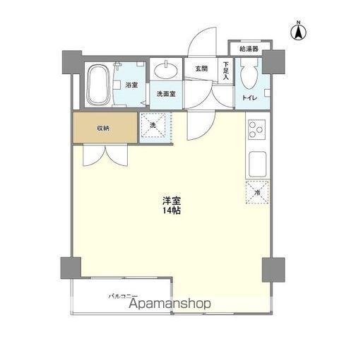 クレール久米川(1LDK/3階)の間取り写真