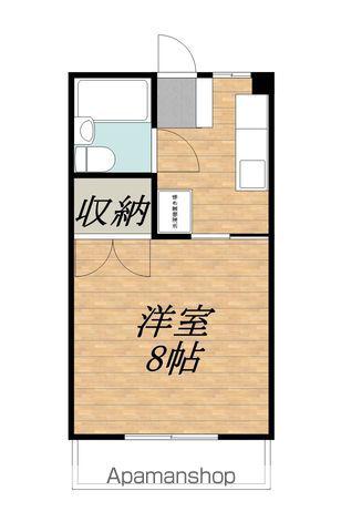 丸山コーポⅢ(1K/2階)の間取り写真