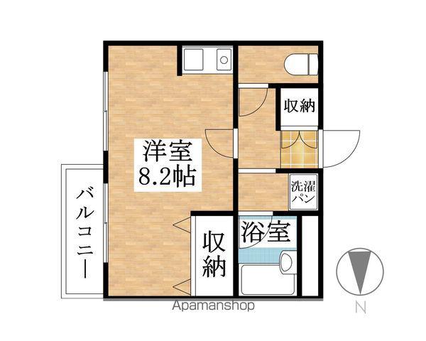 エスポアファーストⅡ(ワンルーム/1階)の間取り写真