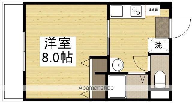 グレースシャトル本町D棟(1K/1階)の間取り写真