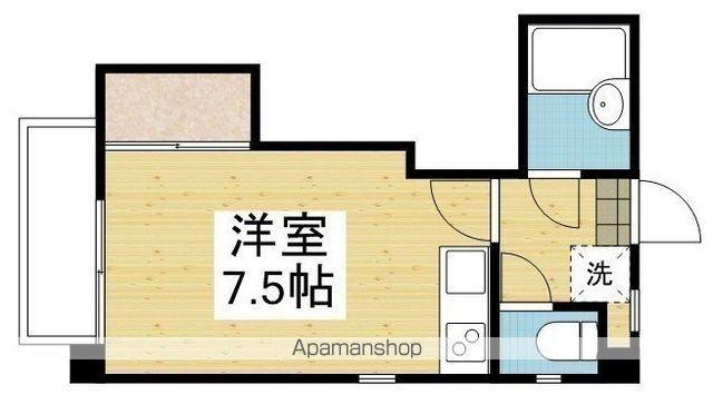 メゾンジュネス(ワンルーム/1階)の間取り写真