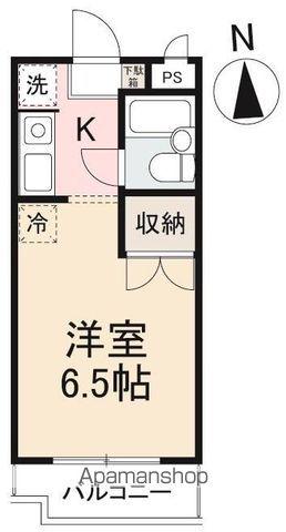 グランドハイツ(1K/3階)の間取り写真