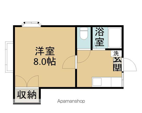 カサブランカ(1K/2階)の間取り写真