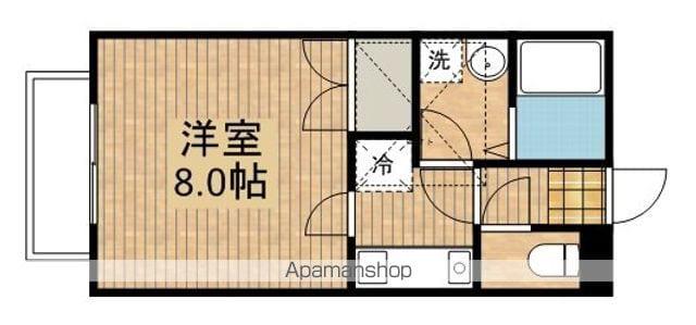 エクストール・ベル(1K/2階)の間取り写真