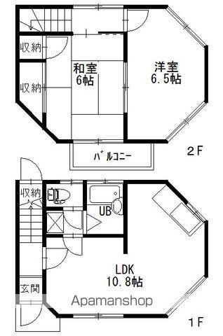 テラスハウスM’S(2LDK)の間取り写真