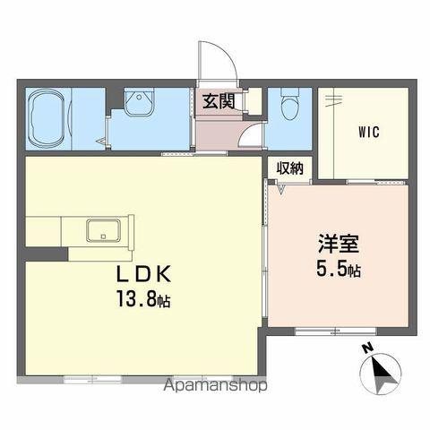 リブライフ春日 Ⅰ棟(1LDK/1階)の間取り写真