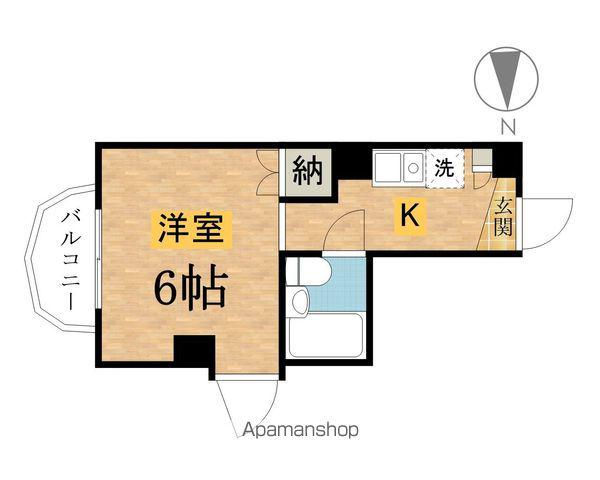 ホロン萩澤(ワンルーム/5階)の間取り写真