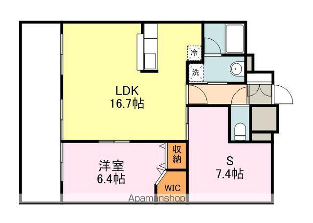 フラットリア春日(1SLDK/9階)の間取り写真