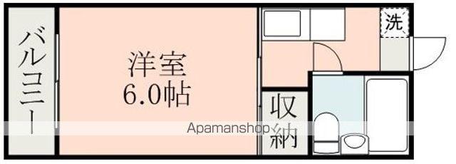 シティハイム大江(1K/2階)の間取り写真