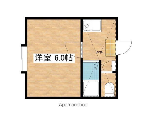 アップルハウス千秋中島町(1K/1階)の間取り写真