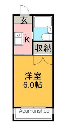 フレンドハウス56(1K/1階)の間取り写真