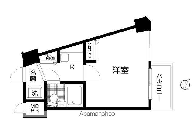 日神パレス立石第2(1K/2階)の間取り写真