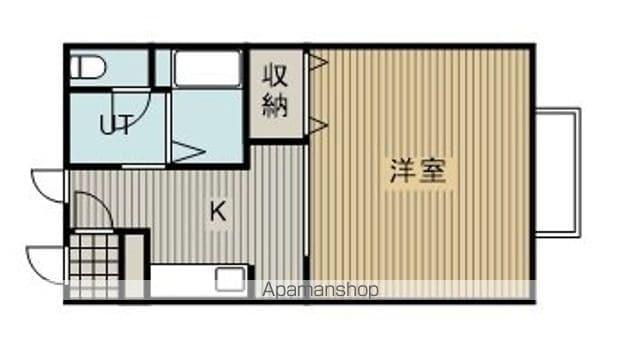 サンライフイースト(1K/1階)の間取り写真