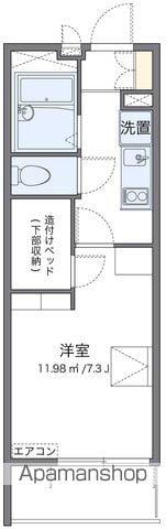 レオパレスワッフル(1K/3階)の間取り写真