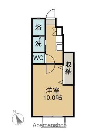 シュテルン本郷(1K/1階)の間取り写真