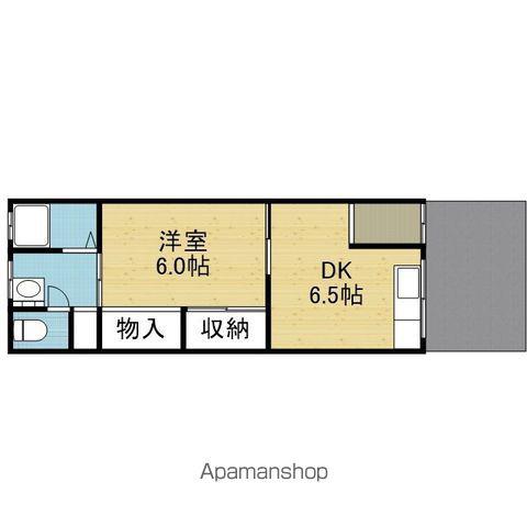 大今里1丁目平屋17(1DK)の間取り写真
