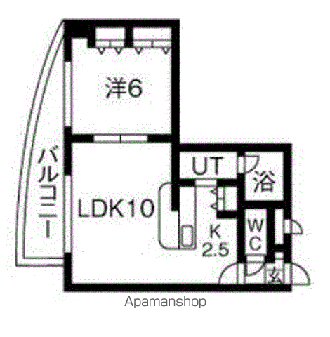 さんぱちBLDI(1LDK/8階)の間取り写真