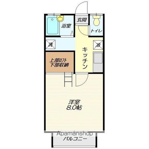 99アネックス(1K/1階)の間取り写真