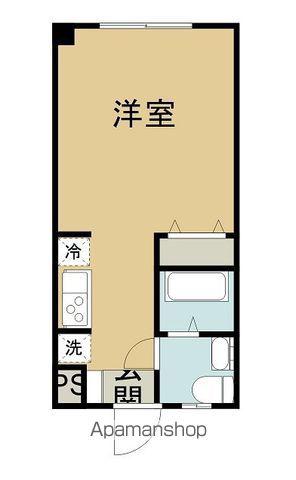 JOYパラッツオ喜多川(1K/3階)の間取り写真
