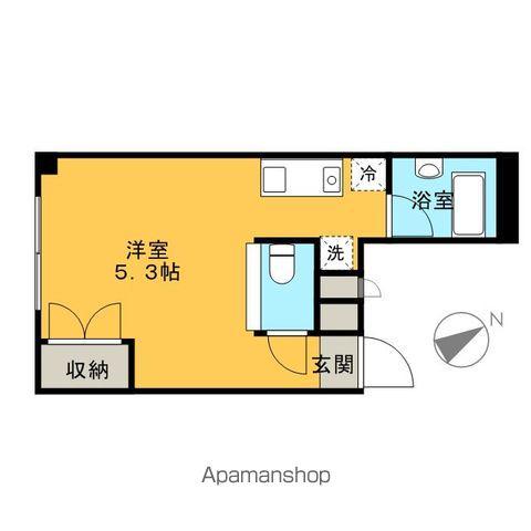 トランタンビュー東駒形(ワンルーム/2階)の間取り写真